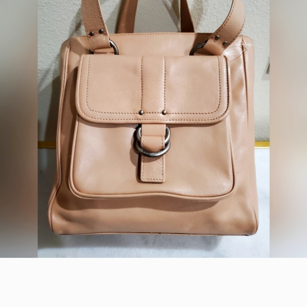 Marc Jacobs Peachy Tan Leather 2-Way Shoulder Bag